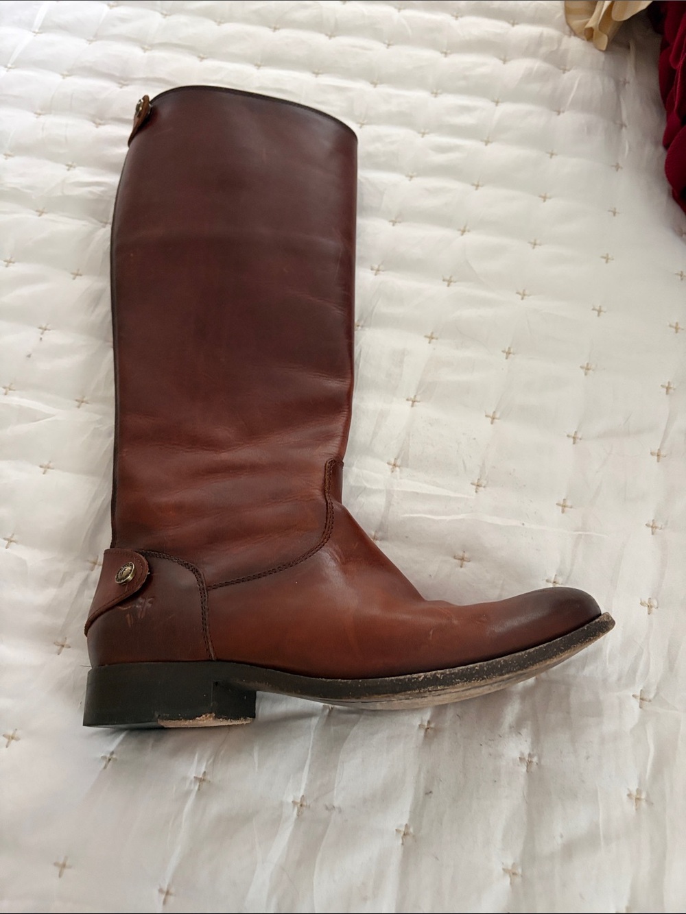Frye Chestnut Brown Tall Riding Boot